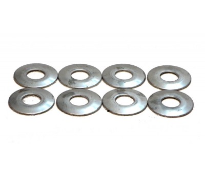 FRONT FOUR BAR 9/16” WASHERS- STAINLESS STEEL UNPOLISHED SET OF 8