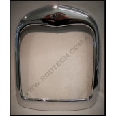 1928 / 29 FORD GRILLE SHELL - SMOOTH - CHROME ( no radiator cap in surround )