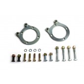 FRONT BRAKE CALIPER MOUNTING PLATES & BOLT KIT TO SUIT HQ CALIPER - SUIT 37-48 STUBS