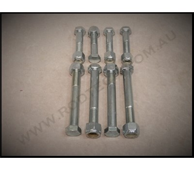 FRONT FOUR BAR BOLT KIT & NYLOC NUTS - HIGH TENSILE