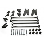 34 FORD REAR 4 BAR KIT TRIANGULATED -- STAINLESS STEEL