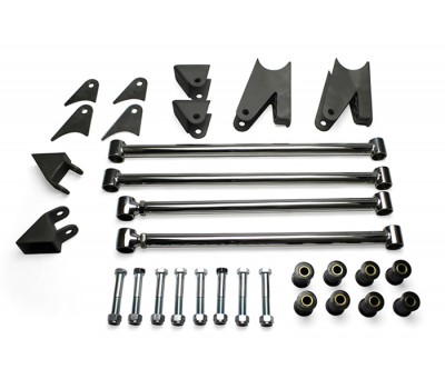32 FORD REAR 4 BAR KIT TRIANGULATED - STAINLESS STEEL