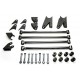 32 FORD REAR 4 BAR KIT TRIANGULATED - STAINLESS STEEL