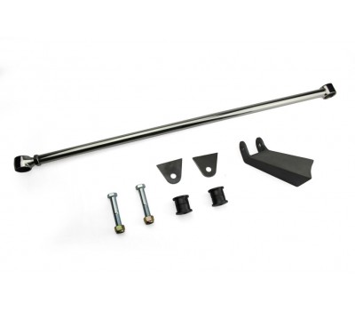 REAR PANHARD KIT- STAINLESS STEEL- WELD ON DIFF STYLE KIT INCLUDES - bar polished, adjuster polished, chassis brackets, diff housing bracket, bushes, bolt kit. SUIT 33 - 40 FORD