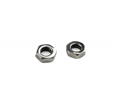 TIE ROD END LOCK NUTS - STAINLESS STEEL POLISHED - R/H 11/16” -18 TPI